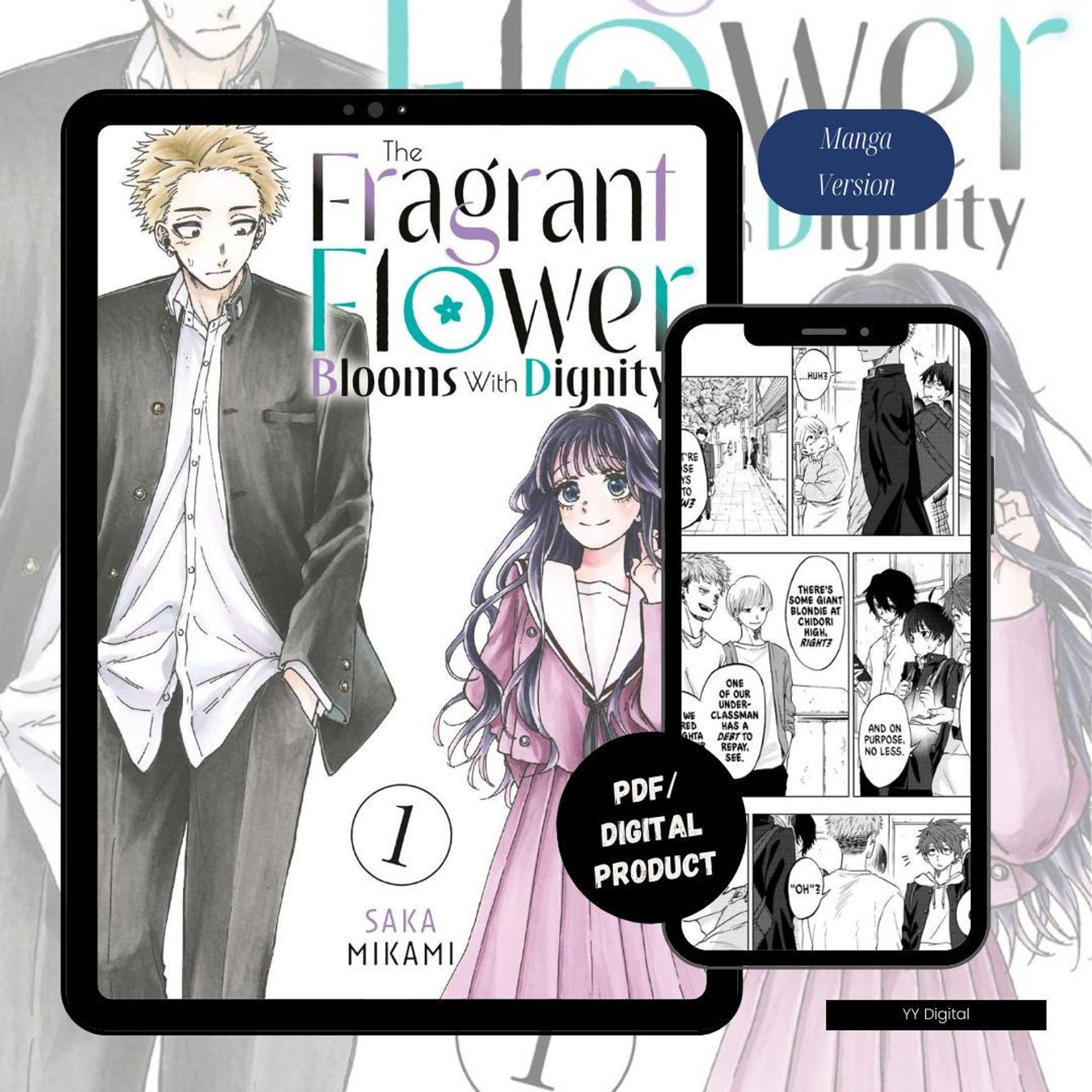 The Fragrant Flower Blooms with Dignity Manga Vol 1-8