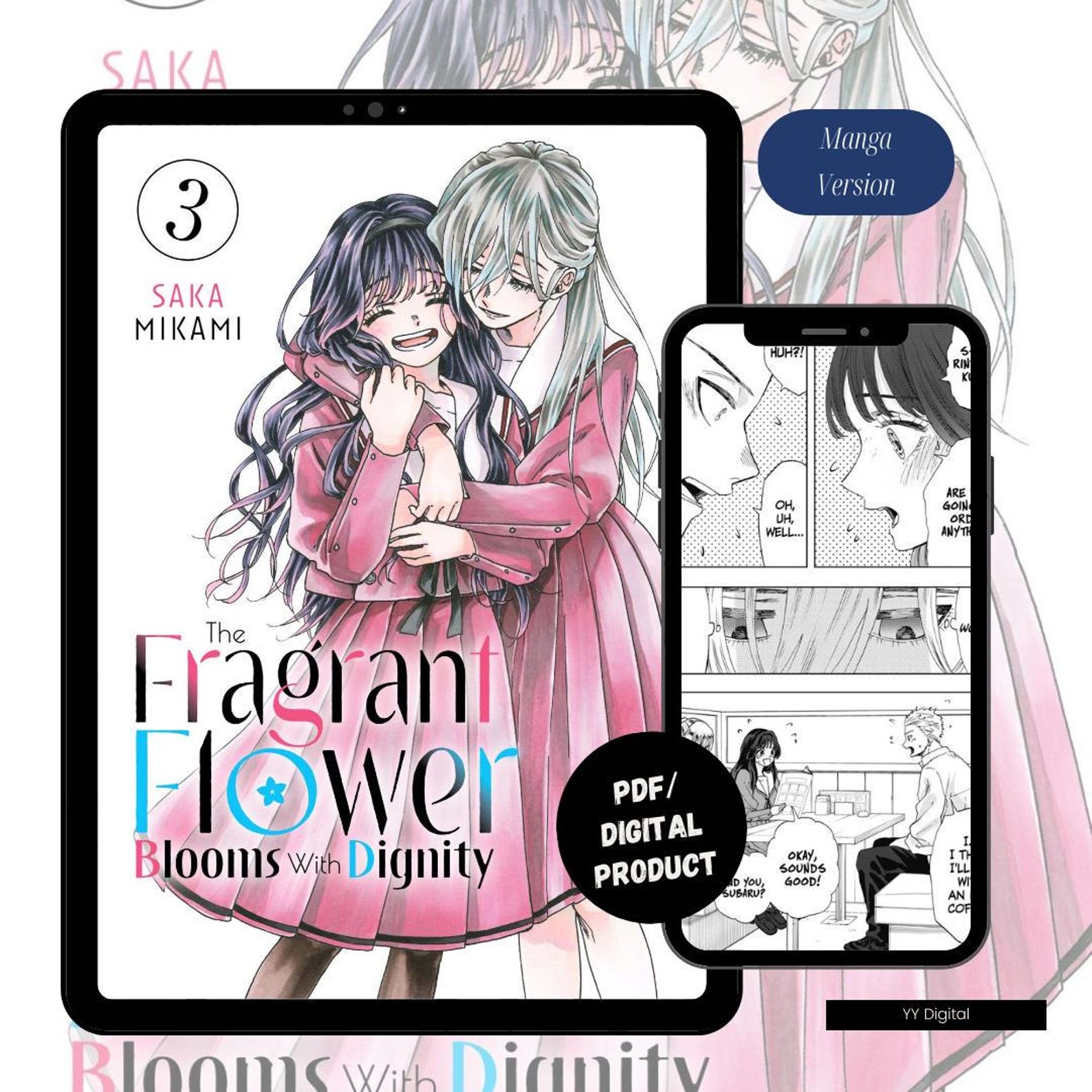 The Fragrant Flower Blooms with Dignity Manga Vol 1-8 — page preview